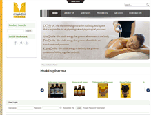 Tablet Screenshot of mukthipharma.com